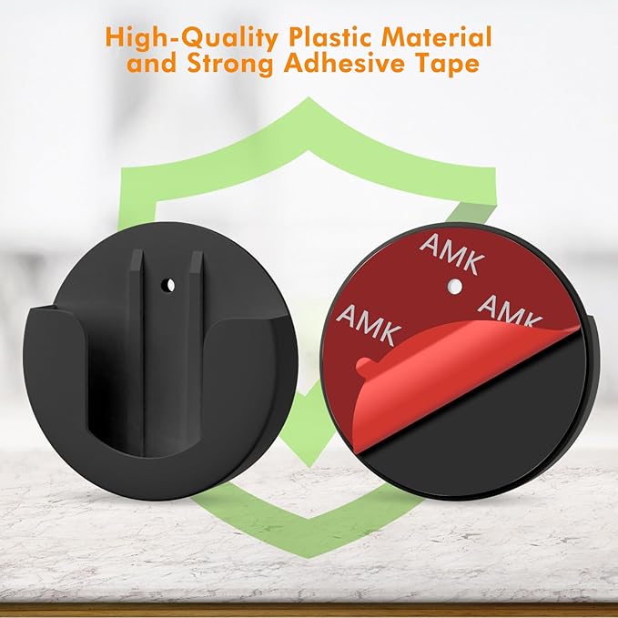 2 Pack Adhesive Wall Mount for Indoor Cam(1st Gen and 2nd Gen), Two Ways Easy Installation with Strong Tape and Screws, No Drilling, No Screws, Convenient and Practical Mount by ALERTCAM