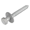 1/2 x 4 (25 Pack) Lag Screw Kit, 25 Screws and 25 washers, Hot Dip Galvanized, Meets ASME B18.2.1 Industrial/Commercial Grade by Makers Bolt