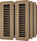 Floor Register 2x10, 6 Pack Floor Vent Covers for Home Floor Heavy Duty Steel Walkable Floor Vents Air Vent Covers 14x6 for Sidewall and Floor