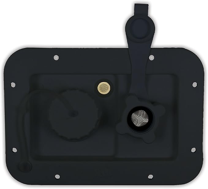 JR Products (497-AB-3P-A) Black City/Gravity Water Hatch