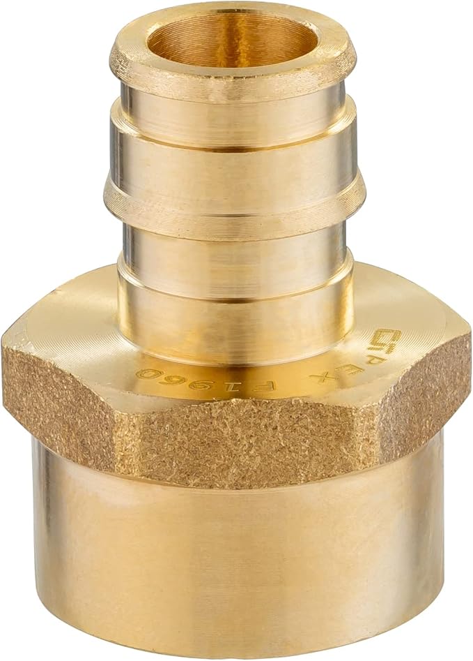 (Pack of 10) EFIELD Pex A Full Flow Expansion Fitting 3/4"x 3/4" Female NPT Adapter ONLY For Pex-A Tubing Connection, ASTM F1960,(PEX1960028)