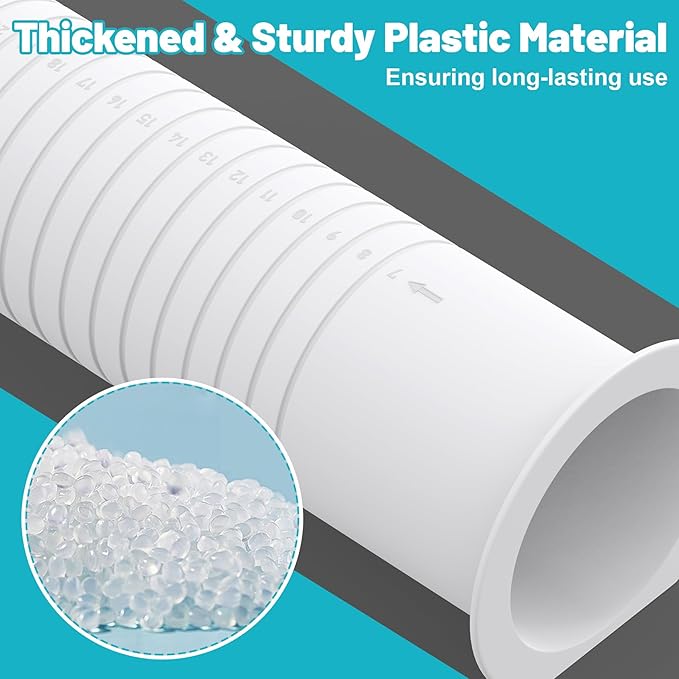 Mini Split Cover Wall Sleeve for AC Line Set, Line Set Covers for Outside Units, Mini Split Line Set Cover for Air Conditioning Systems, AC Sleeve Through The Wall, Pipe Accessories