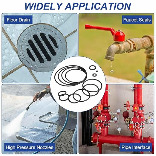 HARFINGTON 20pcs Nitrile Rubber O-Rings 35mm OD 31mm ID 2mm Width Metric Buna-N NBR Sealing Gasket Plumbing Sealing Repair O Rings for Car Auto Vehicle Repair Faucet Air Gas