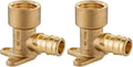 (Pack of 2) EFIELD Pex A Expansion Fitting 1/2"x 1/2" Female NPT Drop-ear Elbow, ASTM F1960,(PEX1960116-2PCS)