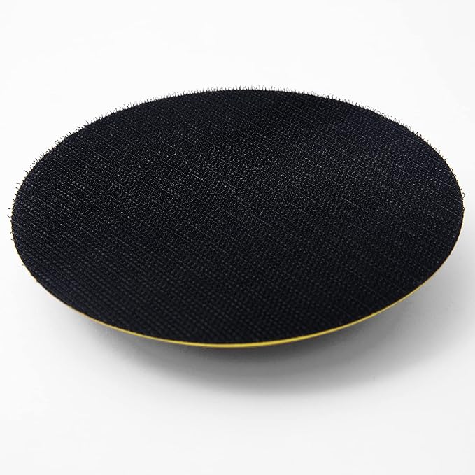 2 pcs 5" Hook and Loop Backing Pad for Air Sander Polisher, 5/16" Arbor with 24 Thread 1,3000RPM DA Sanding Pad