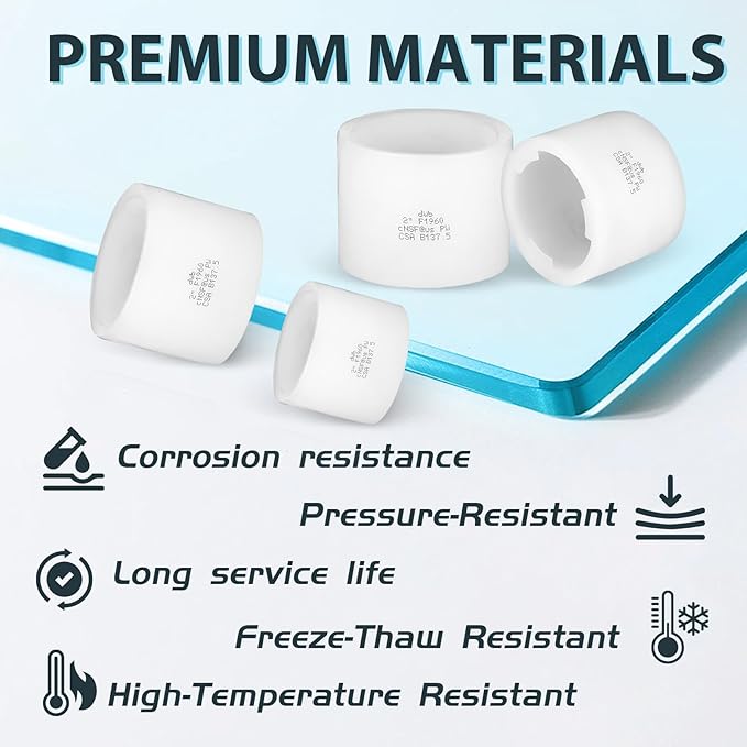 (Pack of 20) Seelink 2 Inch Inch PEX A Expansion Rings, Expansion Rings and Sleeves for PEX A Pipe and Fitting Connection