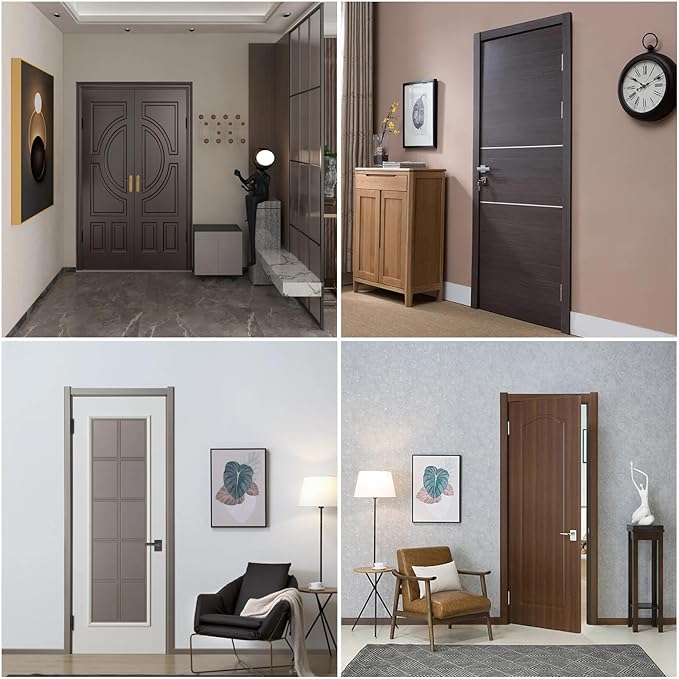 3-Pack Stainless Steel Hinges, Exterior Door Hinge, Ball Bearing Door Hinge, 4 inches, Right - Angle with 5/8 - inch Rounded Corners, Heavy - Duty Hinge, Suitable for Commercial Indoor and Outdoor Use