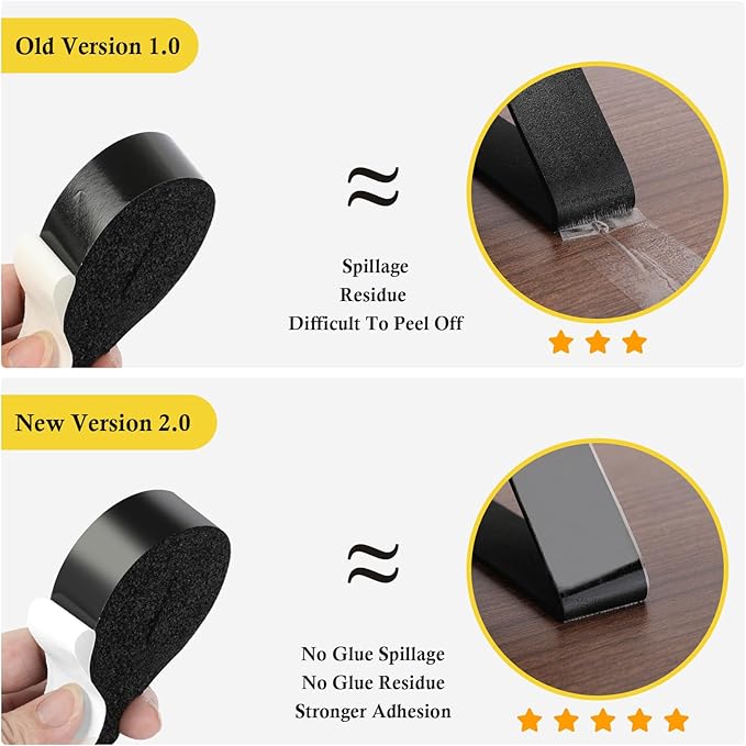 fowong Low Density AC Foam Weather Stripping -1/2" W X 1/2" T, Window Seal Strip High Resilience, Door Insulation Tape, 2 Rolls X 6.5 Ft Each