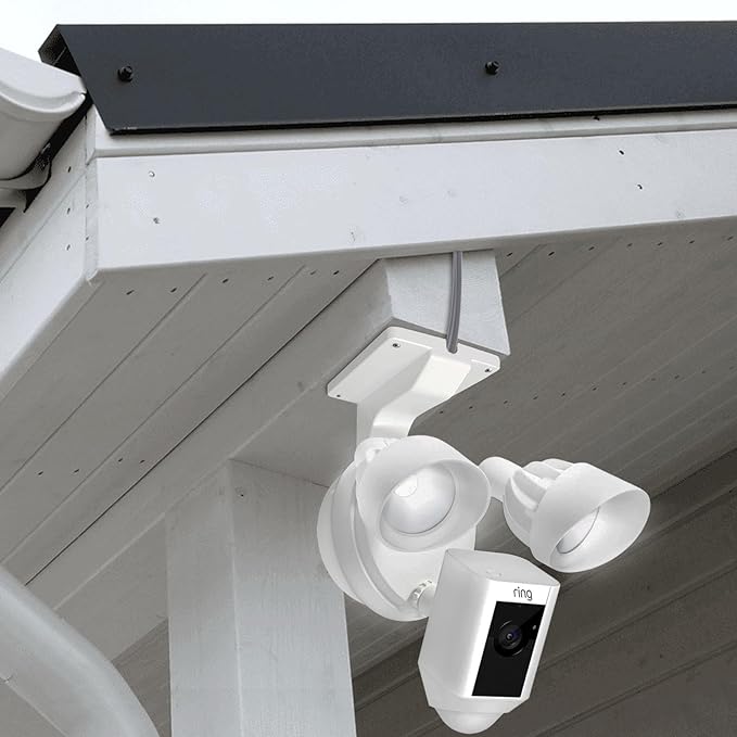 WiTi 4.7 inches Wall Mount Bracket for Dome Security Camera,Deep Base Junction Box Cable Management Mounting Case, CCTV IP Surveillance Cameras Holder Metal Solid Outdoor Indoor