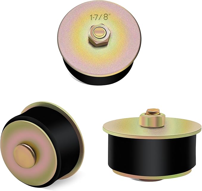 1-7/8" Rubber Expansion Freeze Plugs, 3PCS Automotive Engine Expandable Freeze Rubber Plugs Fit Hole: 1-7/8" to 2"(47 mm - 50 mm)