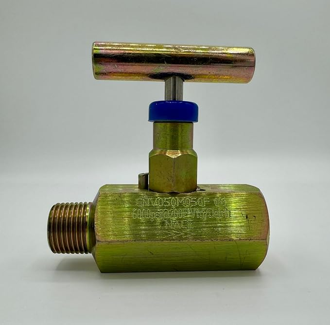 High Pressure Needle Valve, 1/2 NPT, NACE Compliant, Carbon Steel MXF (6000 PSI)