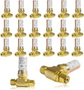 Water Hammer Arrestor,3/8" OD Comp. X 3/8" OD Tee Copper Water Arrestor,for Dishwasher Connection(20PACK,Copper Arrestor)(HAMMER012-20Pack)
