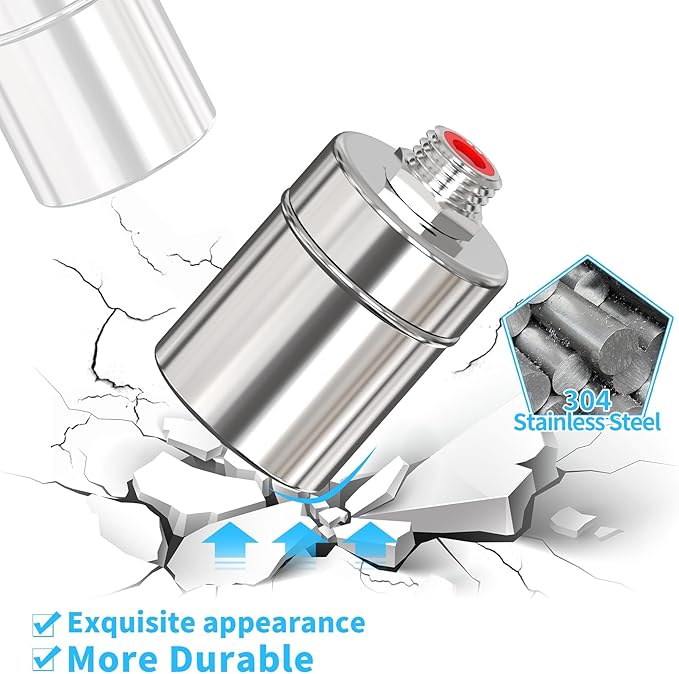2PCS 304 Stainless Steel Float Valve,Water Tank Float Valve,1/2 to 3/4 Inch Automatic Water Level Control, No Pump Needed for Water Tanks,Livestock Troughs（Top/Side Entry）