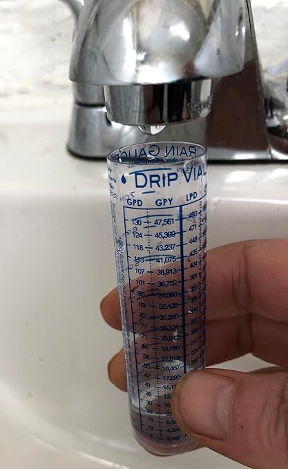 Dye Drop Blue Leak Detection Drip Vial Toilet Tab Strip Test Multi-Use Tracer Silent Leaks (Strip 5 Pack)