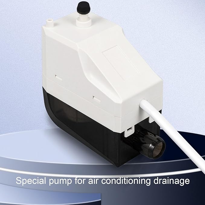 Fafeicy Condensate Pump, Automatic Drain Removal with High Efficiency Motor 24L / H 15m Lift, Quiet Operation 19dB, for Air Conditioner HVAC Dehumidifier Furnace