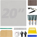 Drywall Repair Kit,Drywall Repair Panel 20” x20“,Drywall Patch Kit for Large Hole,Sheetrock Repair Kit,Wall Surface Large Hole Fill Quick and Easy Solution