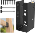 8Pcs Concealed Joist Hanger, 2" x 4"Outdoor Concealed-Flange Hanger, 2"x4" Outdoor Trim Concealed Flanges for 2"x4" Beam, Swing, Handrail, Fence