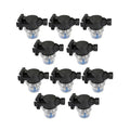 SEAFLO Inline Water Pump Filter 52S02-3/4" Male Quick Attach with 1/2" Hose Barb, 50 MeshSteel Strainer with Plastic Shell, Fits SEAFLO 56 Series Pumps, RV, Marine, Agriculture, Lawn Care (10-Pack)
