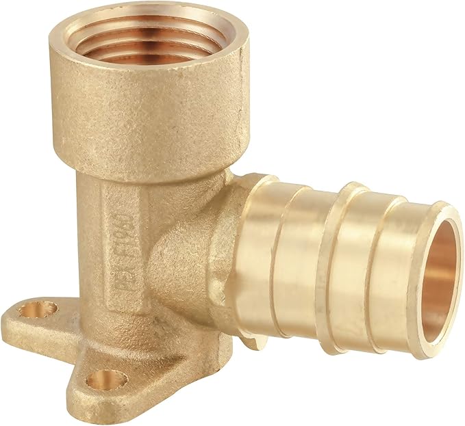 EFIELD Pex A Expansion Fittings 3/4"x 1/2" Female NPT Drop-ear Elbow, F1960 (Pack of 5),(PEX1960086-5PCS)