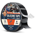 Self-Fusing Silicone Tape 1" x 36' x 20mil – Black Rubber Emergency Repair Tape – Waterproof, Heat-Resistant, Insulating, Chemical-Resistant, No Residue – for Automotive, Electrical & Outdoor Use