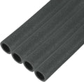 MECCANIXITY 4pcs Pipe Insulation Foam Tube Pipe Lagging 25mm(1 Inch) ID 35mm OD 2ft Freeze Protection for Copper Pipe, Black