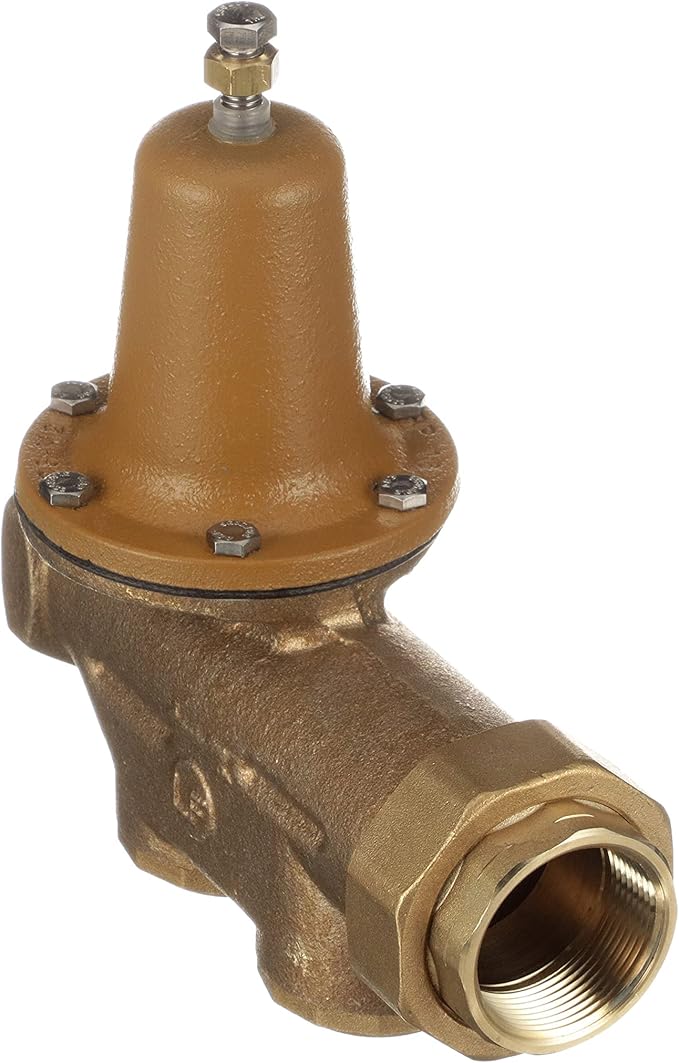 Watts LF25AUB-Z3 Series 1-1/2" Lead-Free Cast Copper Silicon Alloy Water Pressure Reducing Valve, NPT Female Union x NPT Female Outlet, Polymer Seat, Adjustable Pressure 25 to 75 psi, Maximum 300 psi