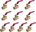 (Pack of 10) EFIELD 3/4-Inch 600 WOG FNPT Heavy Duty Full Port Brass Ball Valve FIP Threaded,(VALVE229-10PCS)