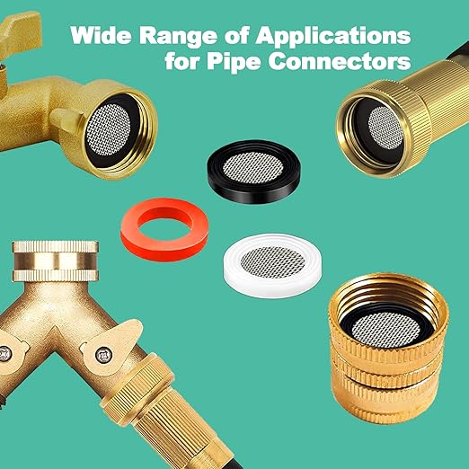 32 Size 258 Pcs Faucet and Plumbing Rubber Washers Assortment Kit for Assorted Garden Hose Valve Spigot Adapter Splitter Outdoor Faucet Bibb Shower Hose Gasket Repair