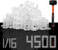 Storystore Tile Leveling System with Hammer - 4500 Piece Tile Leveling Clips 1/16", Tiles Spacers Leveling System DIY for Professional Ceramic Tile and Stone Installation