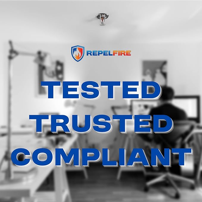 Retrofit Recessed Fire Sprinkler Escutcheon 1/2 in. IPS - Split 3 Piece in Chrome Plated - Depth Adjustment Range up to 3/4 in. for Fire Sprinkler Trim