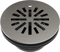 Delta 4 Inch Black Stainless Round Shower Floor Drain with Gasket and Snap-In Drain Gate, Black Stainless DT051411-KS