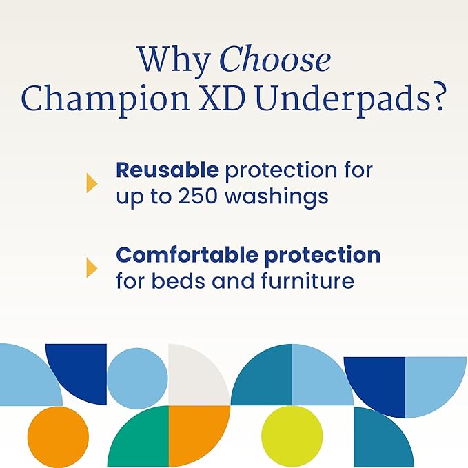 NorthShore Champion XD, 36 x 60, 67 oz., Washable Underpads, 2X-Large, Each
