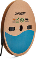 Chanzon 2:1 Ratio - 80Ft Roll - 1/2" (12mm) Heat Shrink Tubing 2:1(25M Total Length) Black Polyolefin Sleeving Wrap Shrinking 2 to 1 1pcs