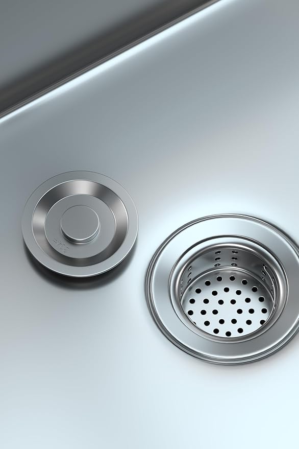 Free Standing Stainless-Steel Single Bowl, Commercial Restaurant Kitchen Sink with Set w/Faucet & Drainboard Hot and Cold Water Plumbing Workbench & Storage for Garage, Restaurant, Laundry