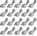 (20 Pack) Yariwiz 1/2 Plastic Liquid Tight Conduit 90 Degree Elbow