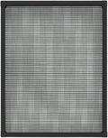 Metro Screenworks Custom Window Screens Fully Assembled and Ready to Install - Window Screen Replacement for House, (Black) Pre-Framed Mesh Replacement Window Screens, Home, Patio, & More