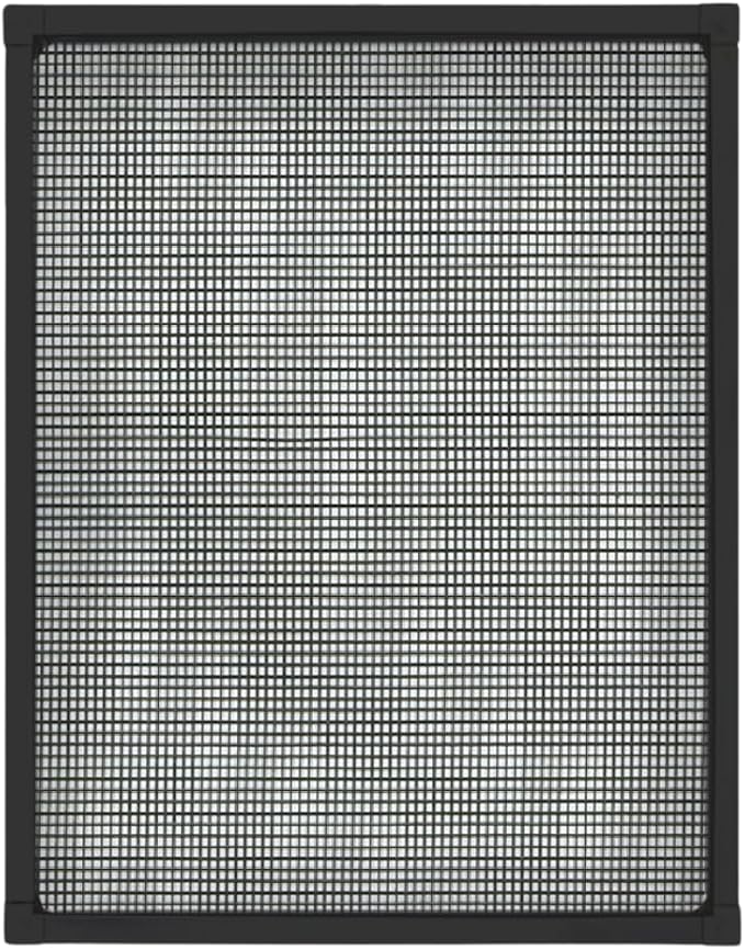 Metro Screenworks Custom Window Screens Fully Assembled and Ready to Install - Window Screen Replacement for House, (Black) Pre-Framed Mesh Replacement Window Screens, Home, Patio, & More