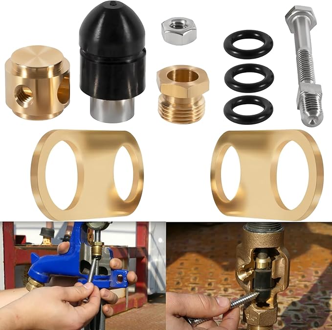9401324 Yard Water Hydrant Repair Kit & 8842 Plunger Fit for Simmons 800LF 800SB 4800LF 5800LF 6800LF Series Frost Proof Landscape Outdoor Yard Hydrant
