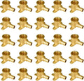 SUNGATOR 25-Pack 1/2" Pex Drop Ear Elbow, No Lead Brass, Pex Fittings 1/2 inch, NSF, UPC Certified
