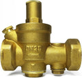 DN25 Heavy Duty Water Pressure Regulator for Home, 1 Inch BSPP(G) Connection, Thicker Brass Water Pressure Reducing Valve, Built-in Strainer, Pressure Gauge and Pressure Regulator Tool Included