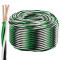 12 AWG THHN Wire 250FT 3-Color Set (Black/White/Green) – Stranded Copper, Pre-Twisted Conductors, THHN/THWN-2 Rated, 600V, Nylon Jacket for Conduit, Residential & Commercial Wiring