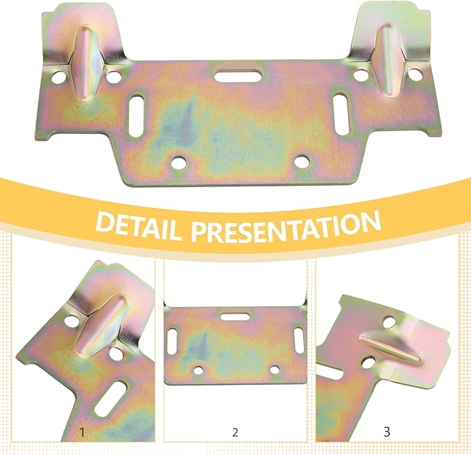 99-161 Wall Hung Sink Bracket, Heavy-Duty Metal Support Frame Compatible with American Standard 111074, 5.02"x3.06"x3.03", Replacement for Fits Most Gerber Pedestal Sinks（2 Pack）