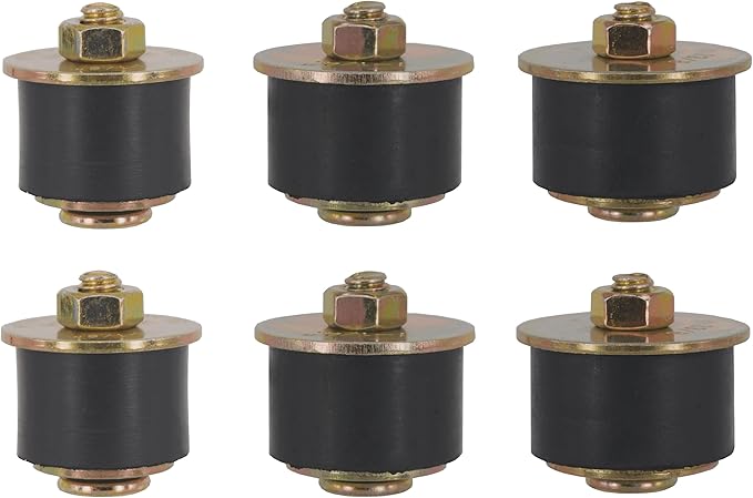 3 Sizes (6pcs) Rubber Expansion Plug, Fit Hole Size: 1-1/8"~1-1/2" (28mm~38mm) Automotive Rubber Freeze Plug