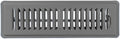 Shoemaker 2x12 Floor Register – Storm Gray Heavy Duty Metal Floor Vent Cover for Home Floors - Premium Forced Air Vent Covers