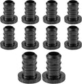 10-Pack EFIELD Pex Fittings Poly PPSU Barb Crimp 1/2-inch Plug (End Cap) For Pex Tubing, (1/2-inch),(PPSU1807041-10PCS)
