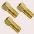 Extension Brass Fittings 3/4" Male Threaded Pipe Hex Bushing Adapter Converter Adapter, Female to 3/4" Copper Pipe Extension Connector Fittings Female Length 50 mm (3pc)