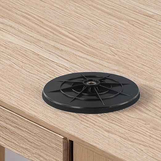 Drywall Sander Backing Pad 9 Inch Sanding Disc Support Plate with 8 Holes Hook&Loop Grinding Polishing Sanding Disc Foam Cushioned Base Mount for Dustless Sanding System Attachment(Hard Spong)