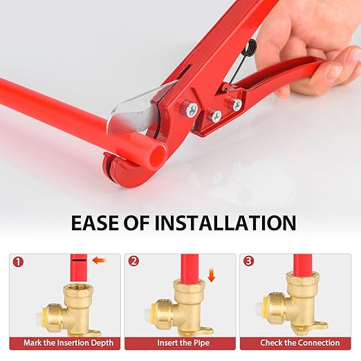 10-Pack EFIELD 3/4" Push Fit x 3/4" Female NPT Drop-Ear Elbows with 1 Disconnection Tool Clip