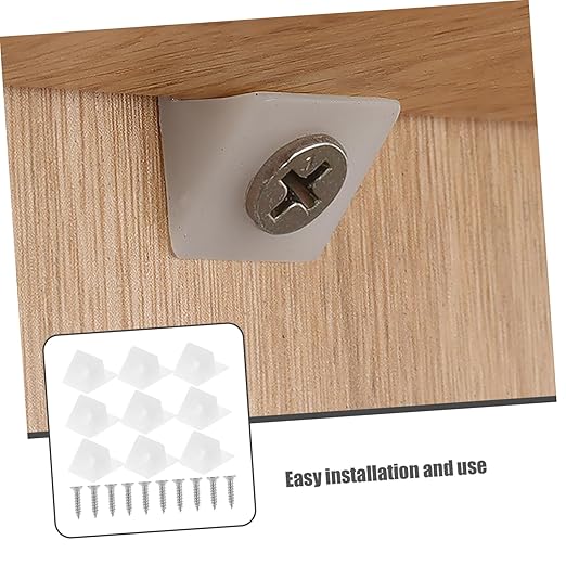 Angoily Drywall Repair Clips Plastic Conical Anchors Self-Tapping Screws for Brick Wall Easy Install Stucco Repair Small Clips