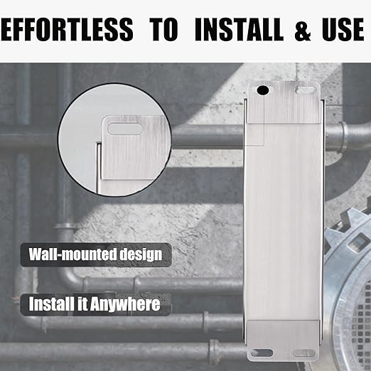 MJBOX 304 Stainless Steel 11 x4 x3'' Push Button Box, IP66 Dustproof Outdoor Indoor Electrical Enclosure with Mounting Plate(Four Hole)